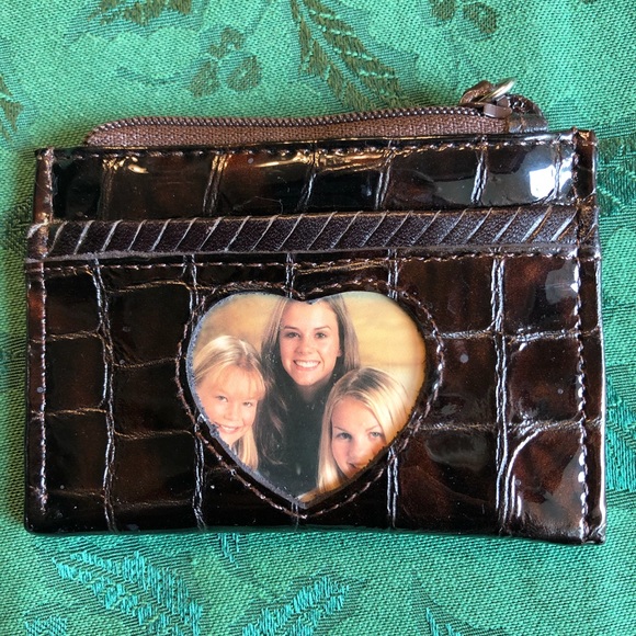 Brighton Handbags - Brighton leather coin/card croc design wallet